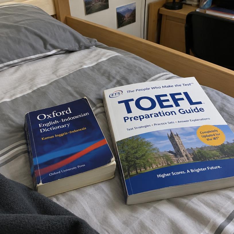 Paket Buku TOEFL + Kamus Oxford