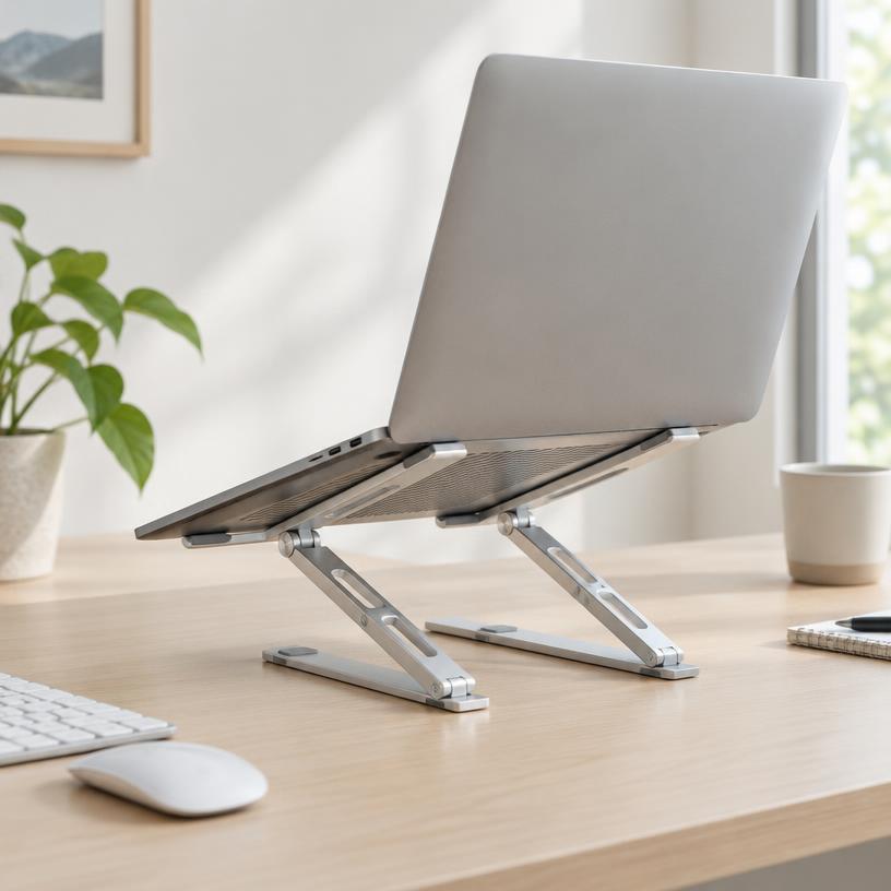 Stand Laptop Lipat Aluminium